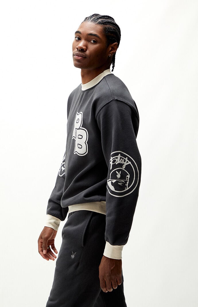 Playboy By PacSun Championship Crew Neck Sweatshirt PacSun