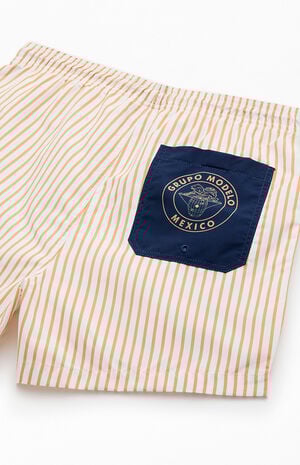 Modelo Stripe 4" Swim Trunks image number 4