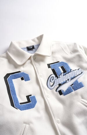 Collared Varsity Jacket Collared Varsity Jacket image number 4