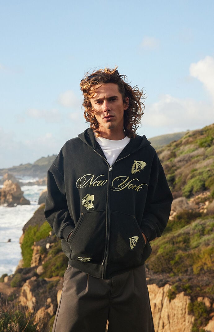 The Met x Pacsun Butterfly Zip Up Hoodie