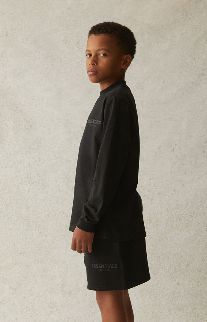 Essentials Black Long Sleeve T-Shirt