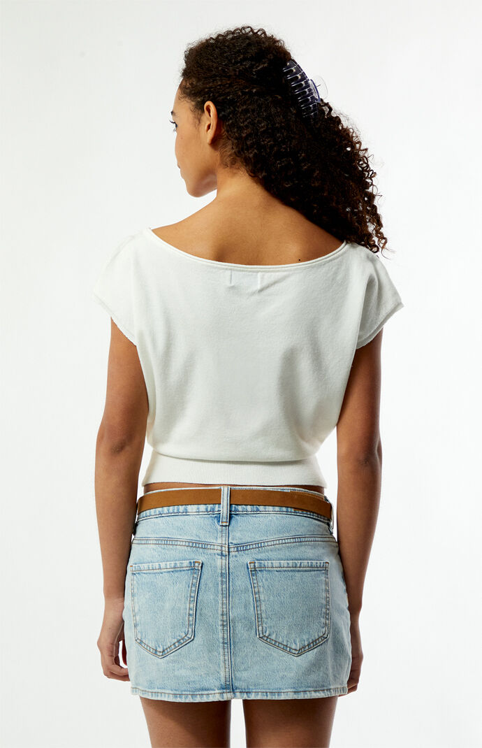 Your Favorite Eva Short Sleeve Sweater T-Shirt