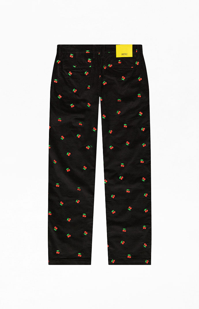 WeSC America Inc Embroidered Relaxed Fit Corduroy Pants | PacSun