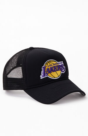 Los Angeles Laker Snapback Trucker Hat image number 1