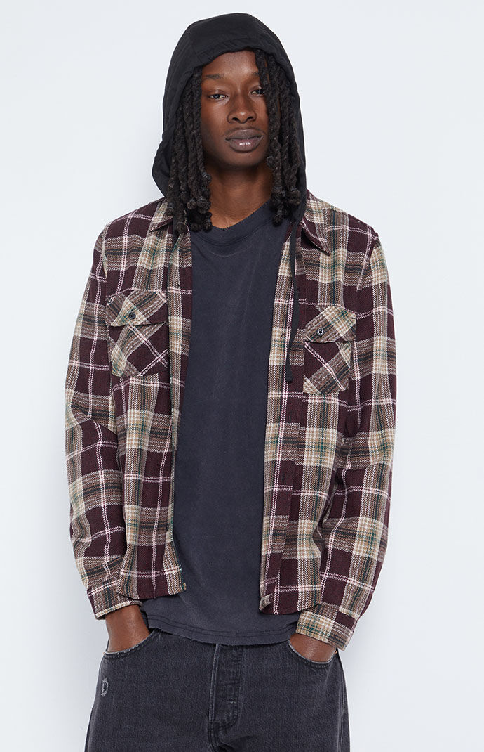 Pacsun online flannel hooded