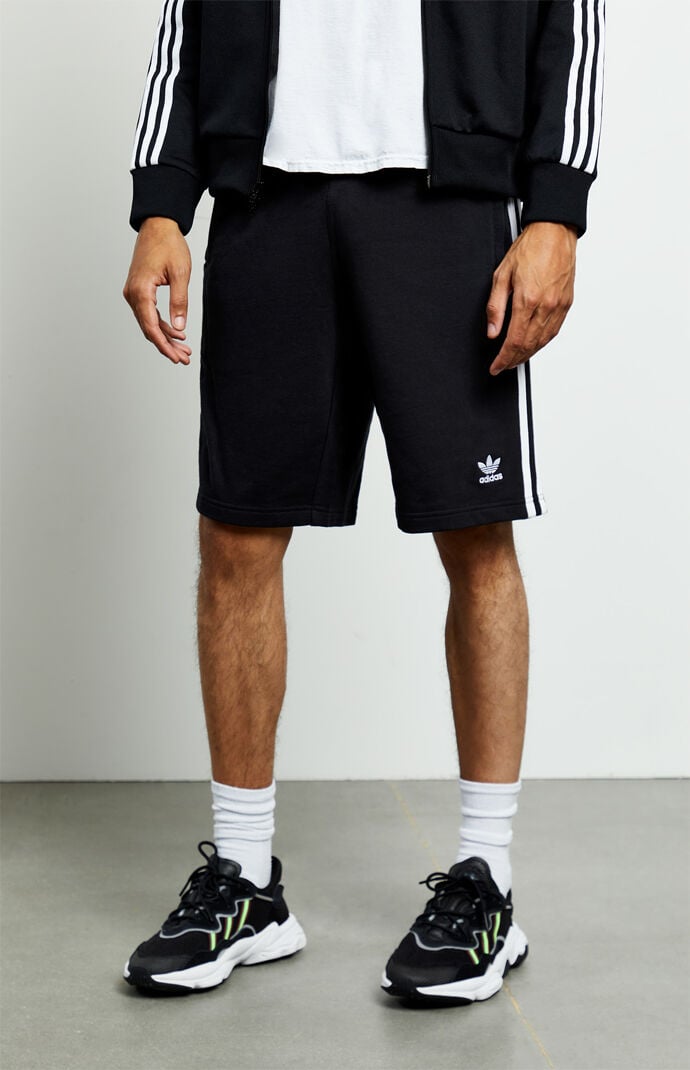 adidas 3 Stripes Sweat Shorts PacSun PacSun