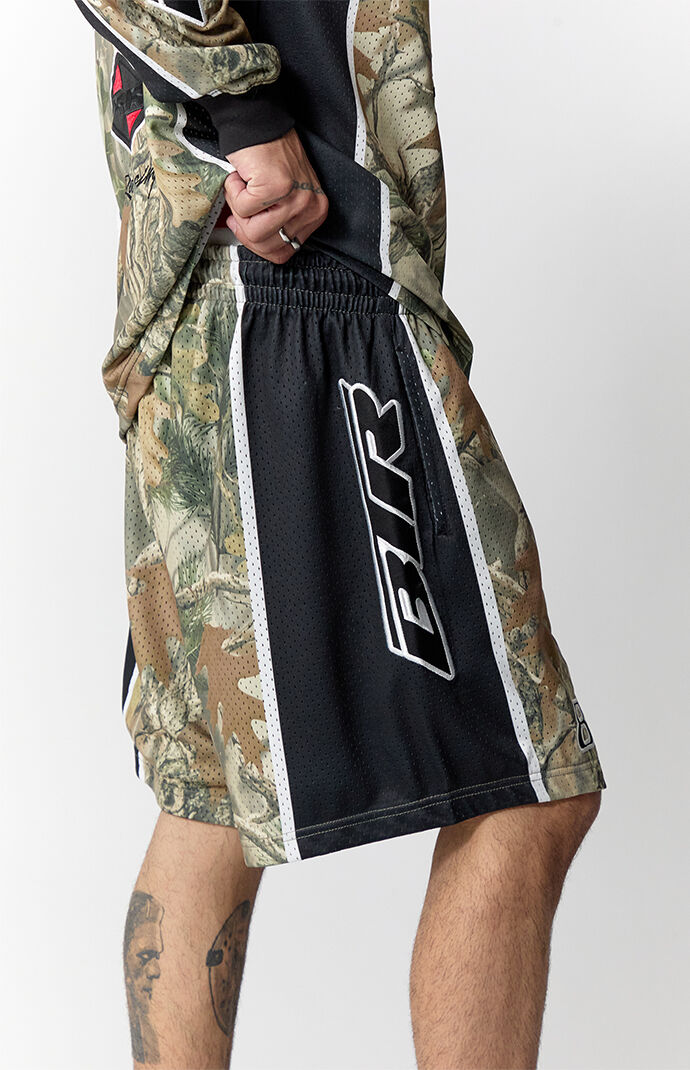Pacsun Camo Mesh Embroidered Shorts | Pacsun