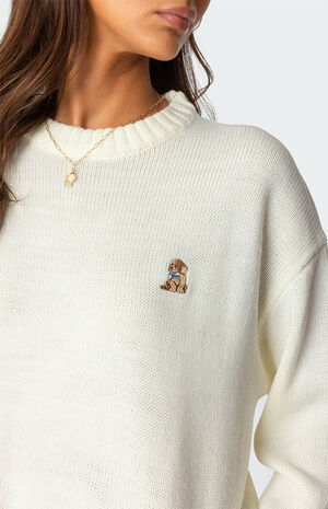 Puppy Love Embroidered Sweater image number 4