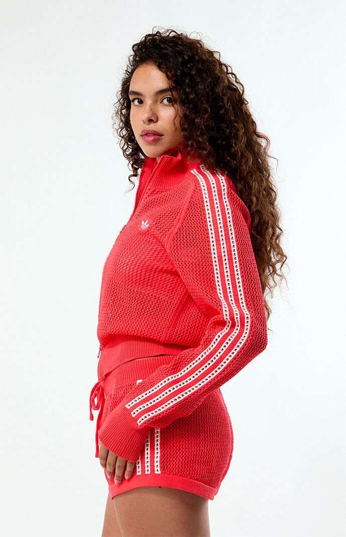 adidas Crochet Track Jacket | Pacsun
