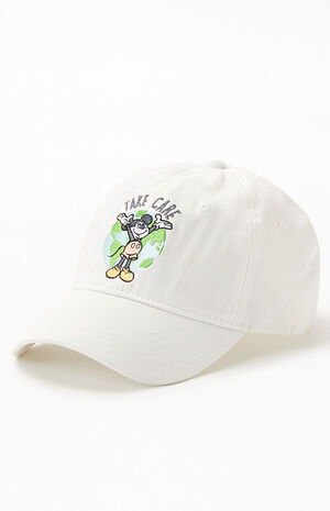 Take Care Mickey Mouse Dad Hat image number 4