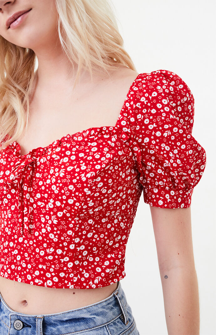 Ditsy Floral Top