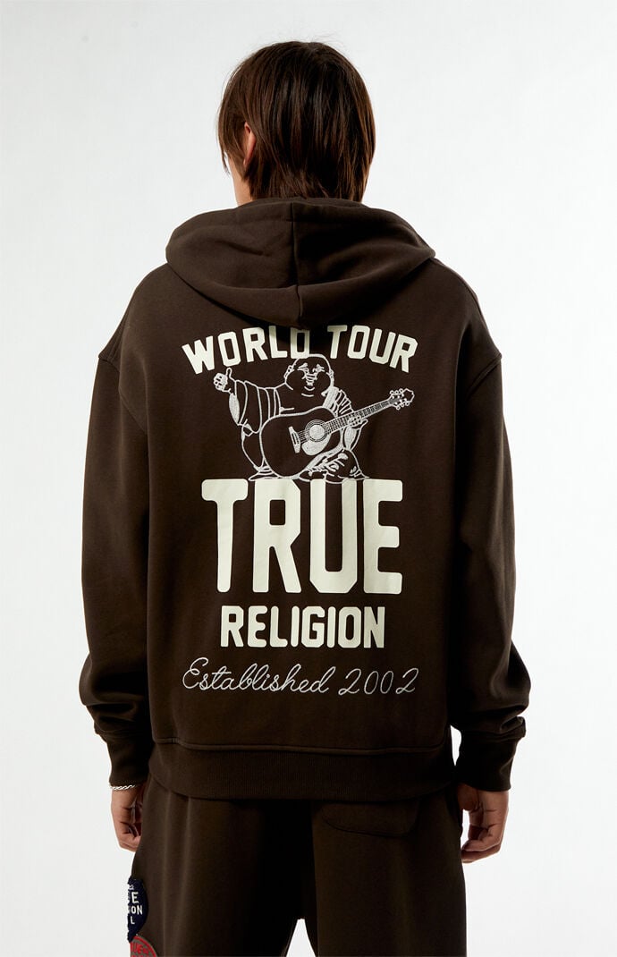True Religion Vintage Patch Full Zip Hoodie