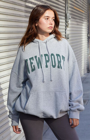 Heather Grey Newport Hoodie image number 2