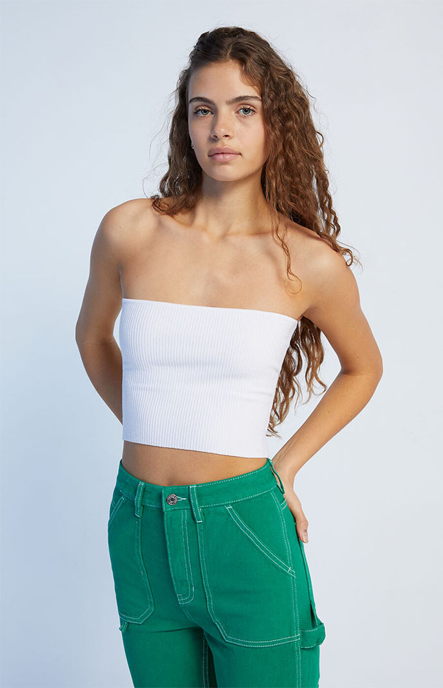LA Hearts Sweater Tube Top PacSun