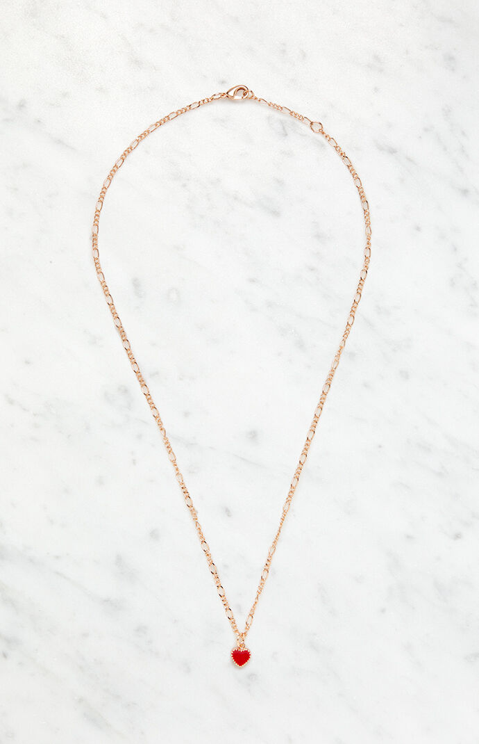 Red Heart Necklace