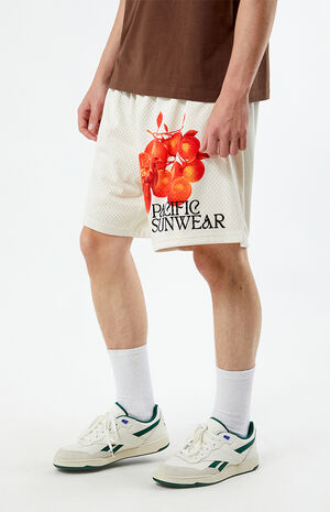 Lemons Mesh Basketball Shorts image number 3