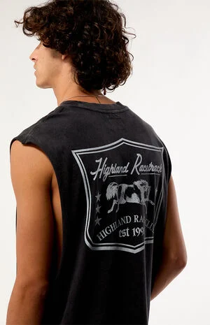 Highland Racetrack Cutoff Muscle T-Shirt image number 1