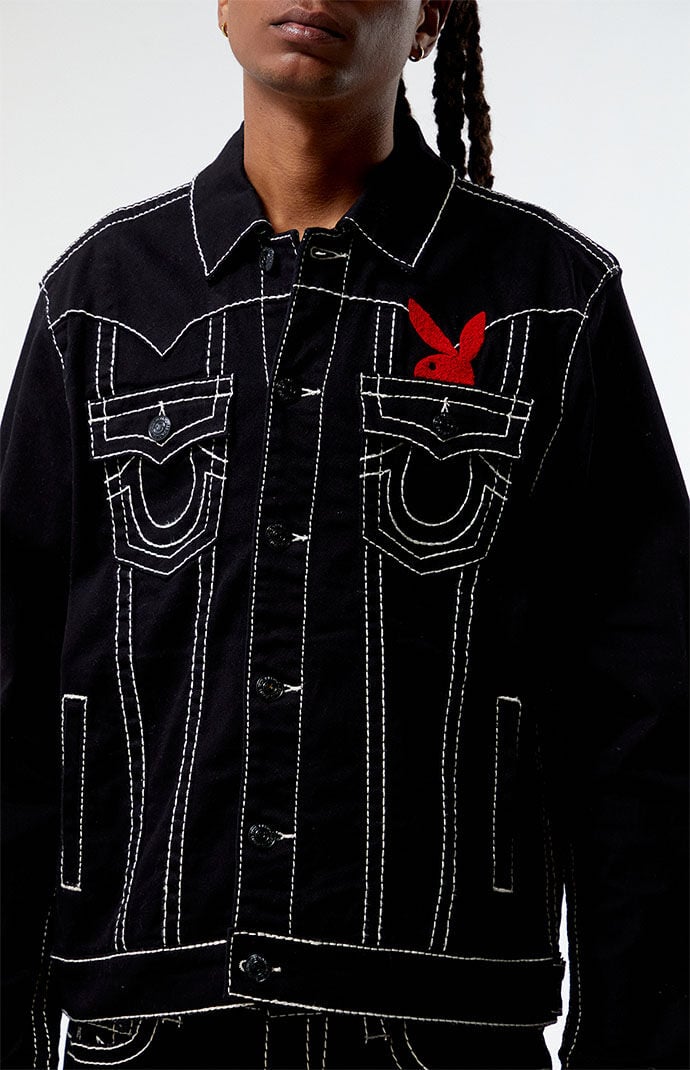 Denim jacket store true religion