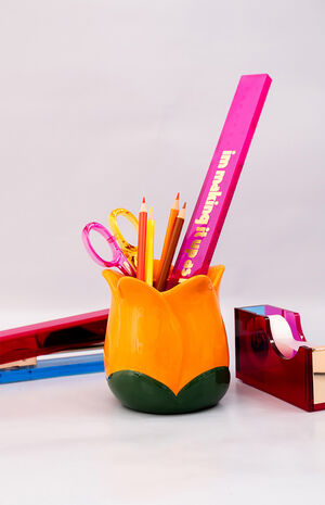 Tulip Ceramic Pencil Cup image number 2