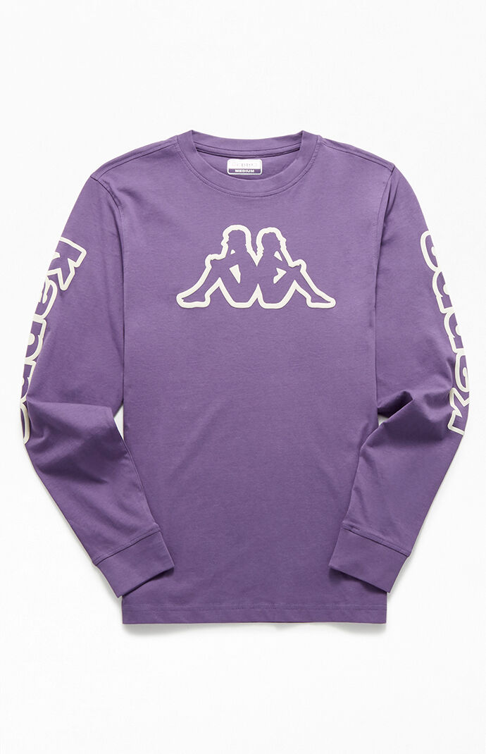 Purple Logo Aby Long Sleeve T Shirt