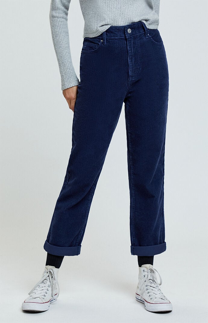 blue corduroy jeans