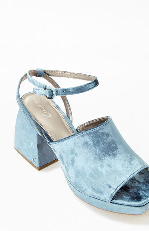 Women's Blue Miranda Block Heels image number 6