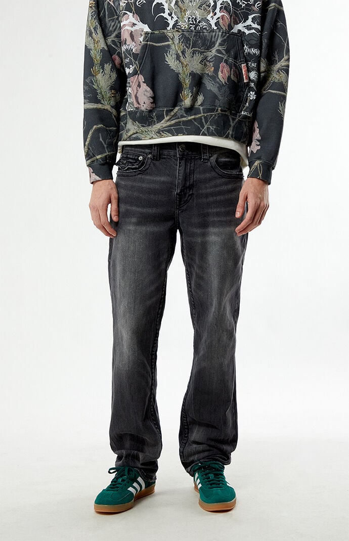 True Religion Ricky Bandana Horseshoe Straight Leg Jeans