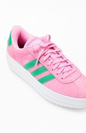 Women's Green & Pink VL Court Bold Sneakers image number 6