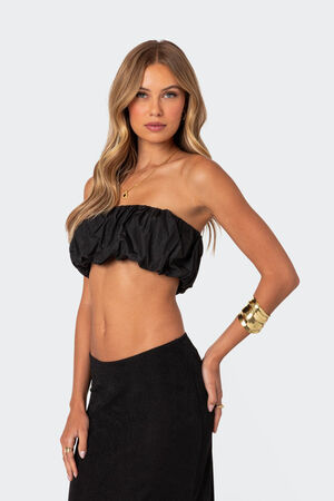 Romi Nylon Bubble Bandeau Top image number 3