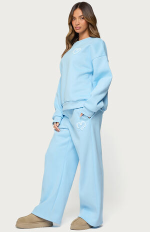 Love Edikted Wide Leg Sweatpants image number 4