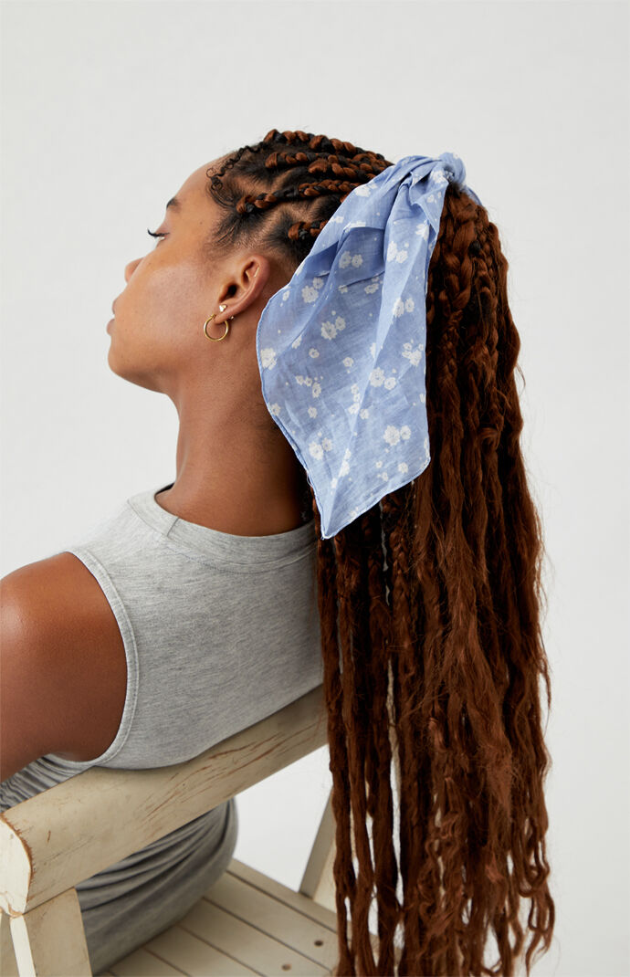Ditsy Floral Flowy Scrunchie