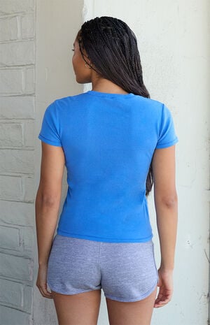 Electric Blue Loreen Italia T-Shirt image number 3