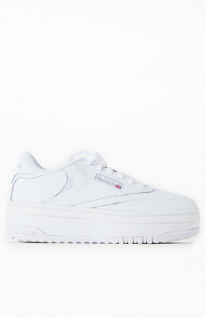 Women's White Club C Extra Sneakers image number 1