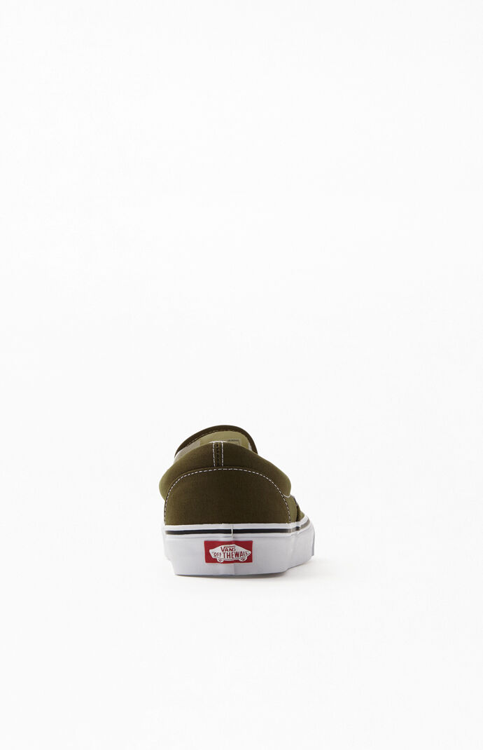 vans slip on olive