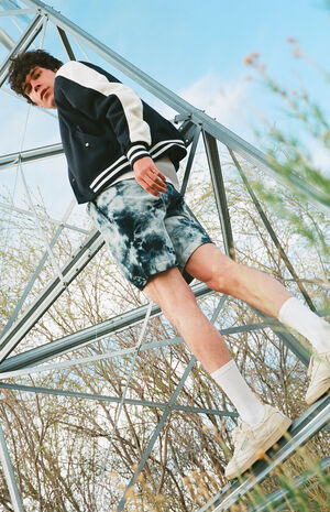 Dawson Tie-Dyed Corduroy Volley Shorts Dawson Tie-Dyed Corduroy Volley Shorts image number null