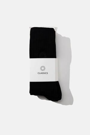 3 Pack Black Classic Crew Socks image number 1