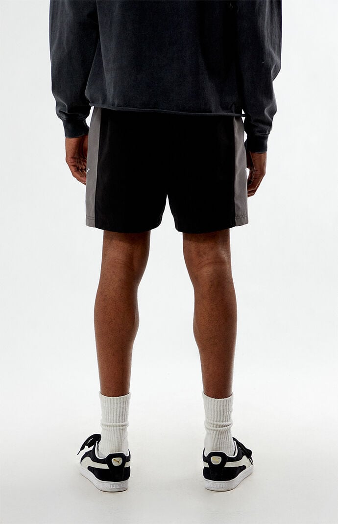 Civil Black Duality Suede Shorts