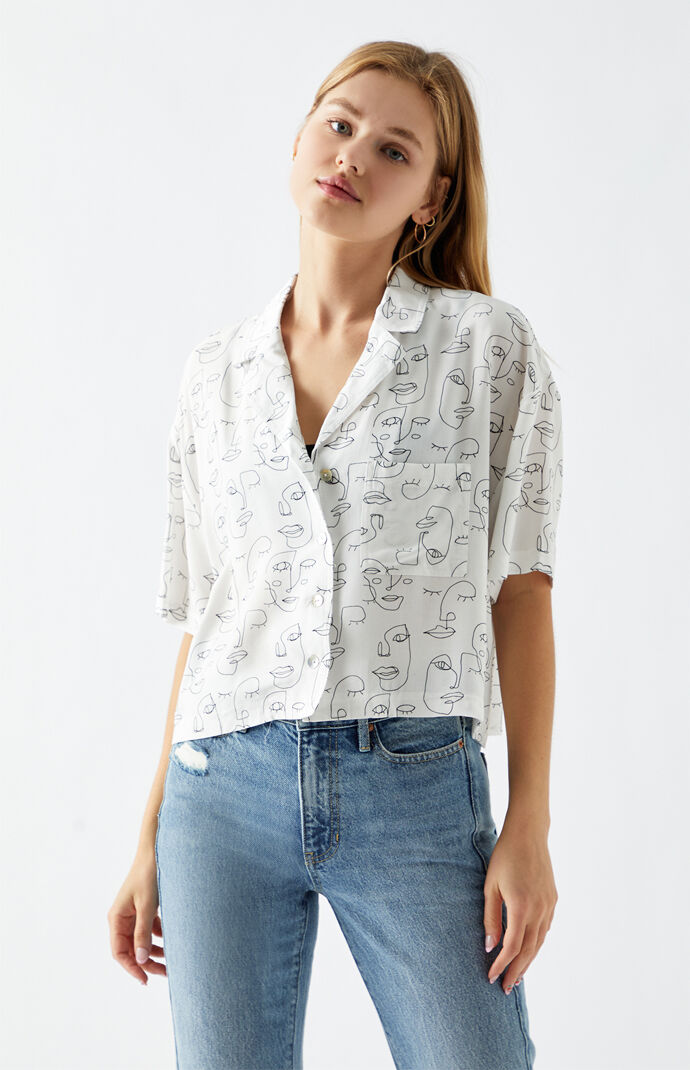 Oversized Boyfriend Button Shirt