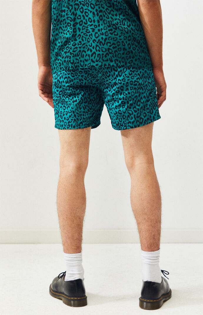 Obey leopard shorts Clearance