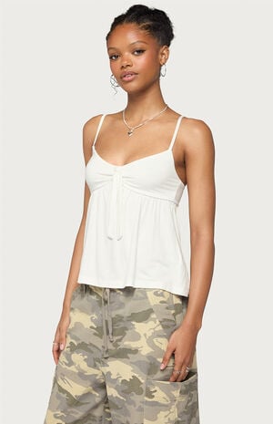 Michey Babydoll Tie Tank Top image number 2