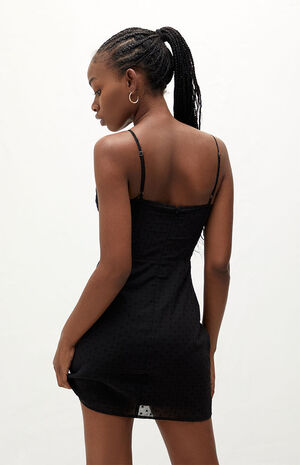 Lace Trim Corset Mini Dress image number 4