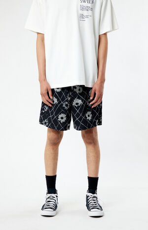 Printed Mesh Basketball Shorts image number 3