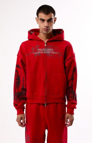 Bloom & Conquer Zip Up Hoodie image number 1