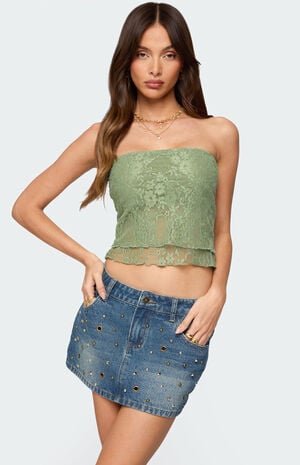 Liri Layered Lace Tube Top image number 1