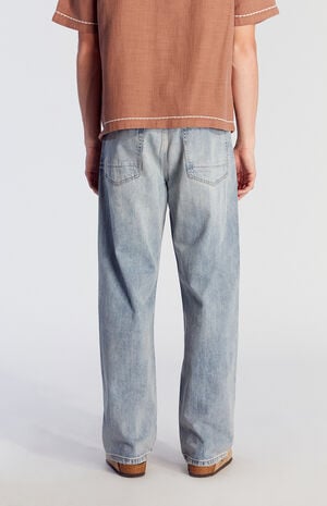 Dylan Baggy Jeans Slub Light Indigo image number 4