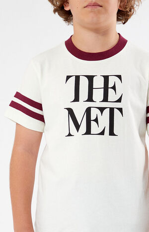 x PacSun Kids Basic Varsity Stripe T-Shirt image number 2