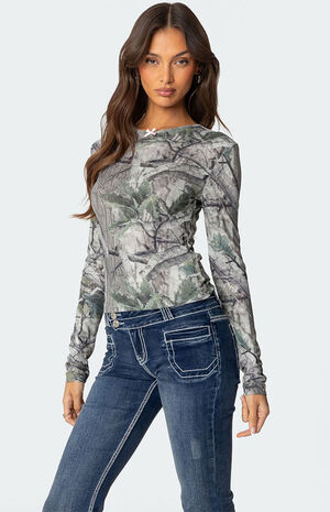 Camo Babe Top image number 4