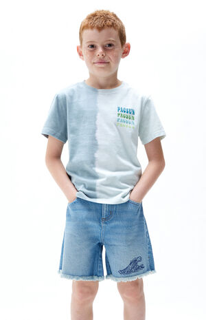 Wave Denim Shorts image number 1