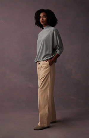 Women's Sand Relaxed Trousers image number 2