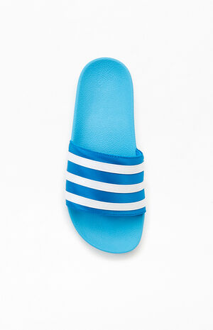 adidas Women's Blue Adilette Slide Sandals | PacSun